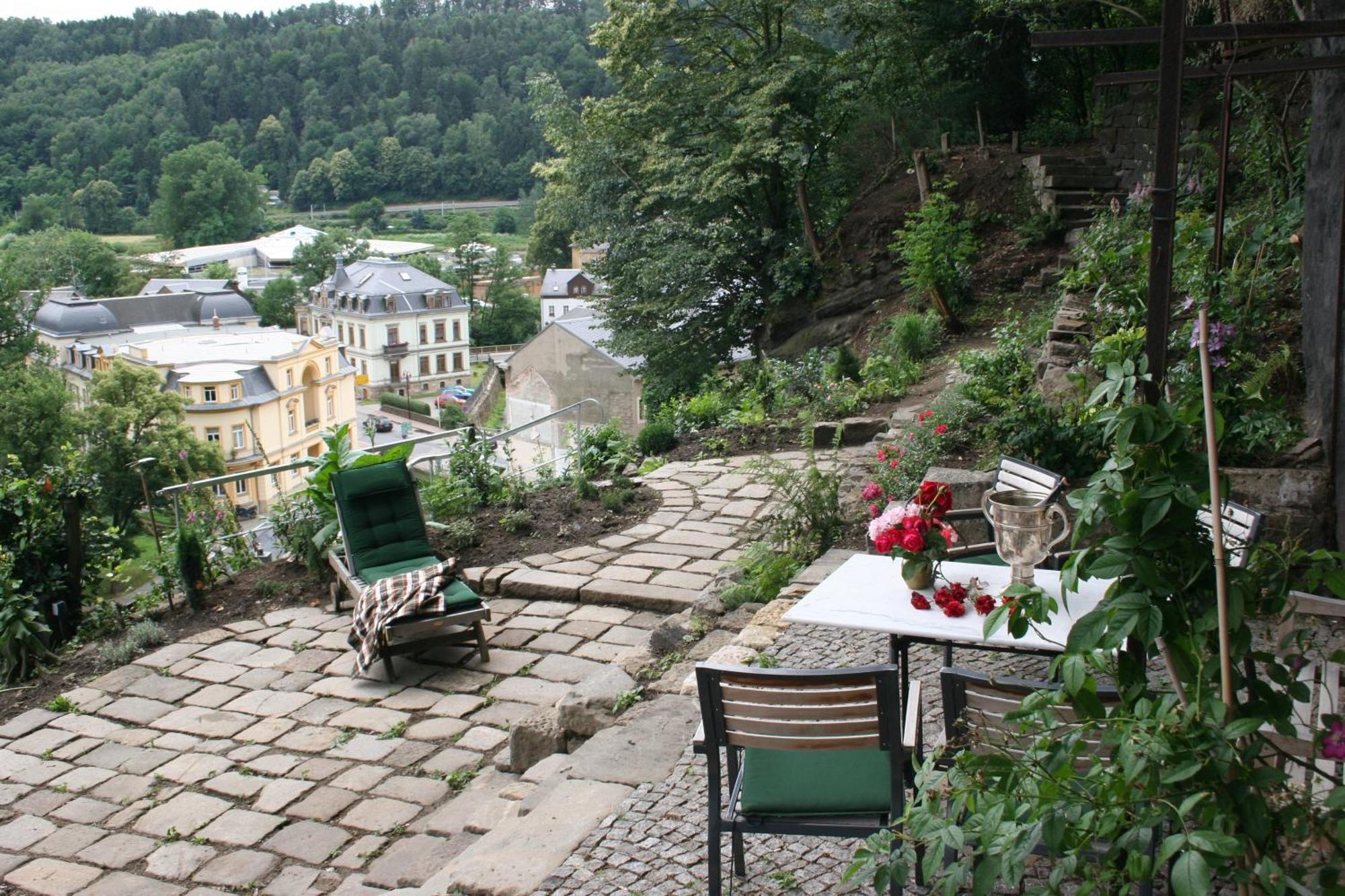 Apartmenthaus Albrechtsburg Bad Schandau Buitenkant foto