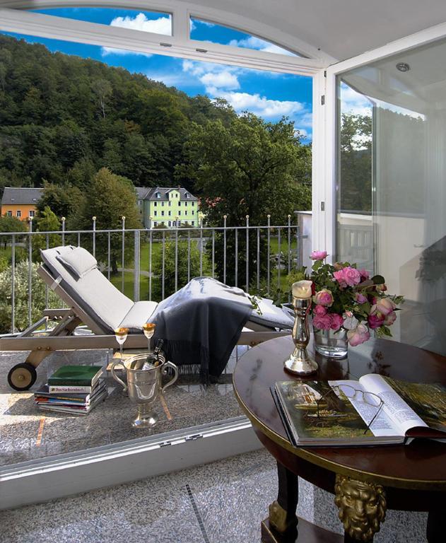 Apartmenthaus Albrechtsburg Bad Schandau Kamer foto